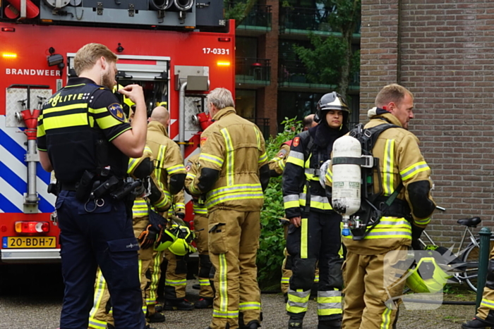 Brandlucht in woning