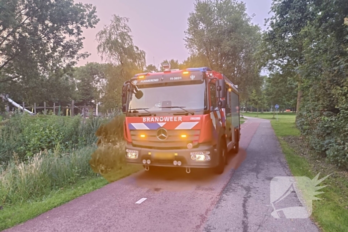 Veel hulpdiensten aanwezig voor incident op fietspad bij zwembad