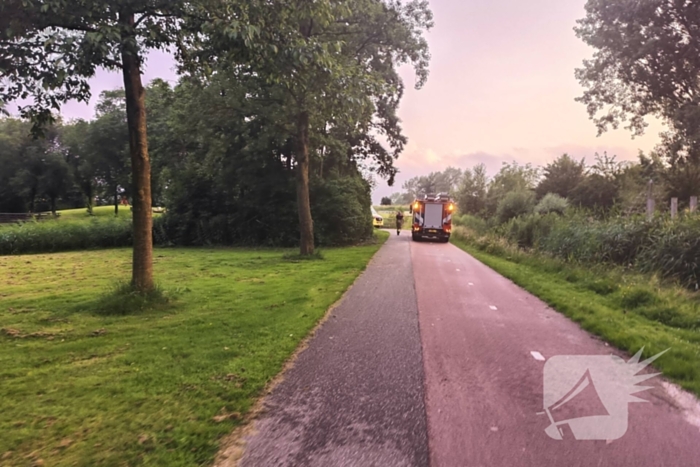 Veel hulpdiensten aanwezig voor incident op fietspad bij zwembad