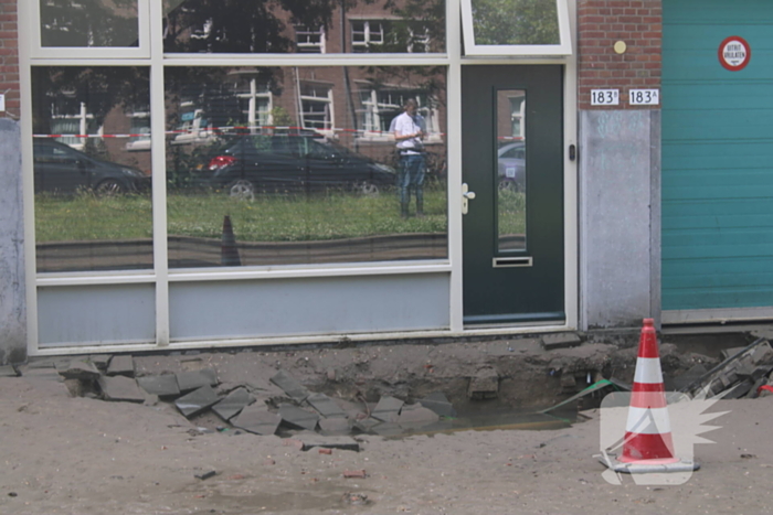 Tramverkeer gestremd vanwege leidingbreuk