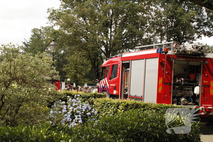 Frituurpan vat vlam op vakantiepark