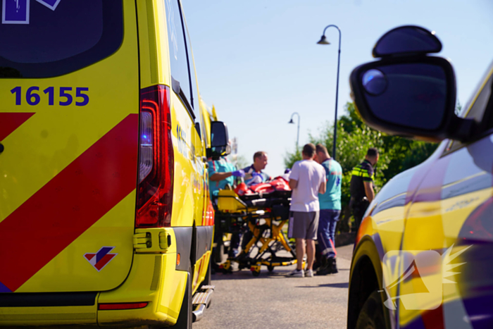 Fietser gewond bij botsing met automobilist