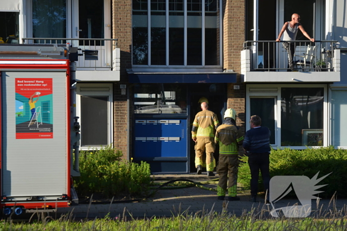 Brandstichting in onderwoning