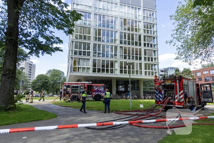 Slachtoffer bij brand in parkeergarage