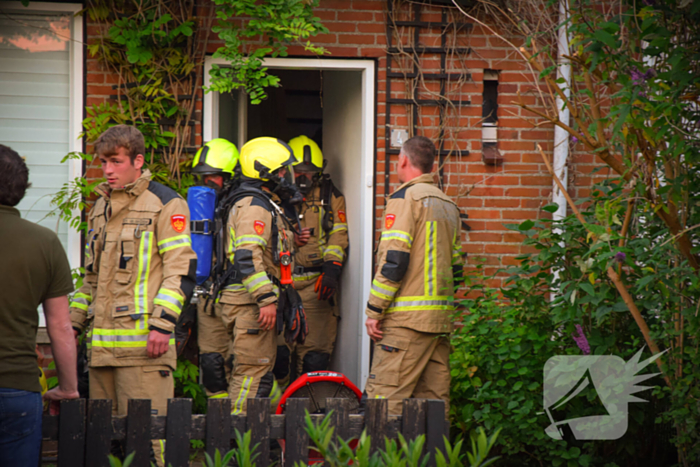 Woning geventileerd na brand