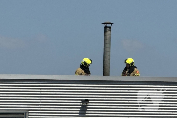 Fabriek ontruimd vanwege brand