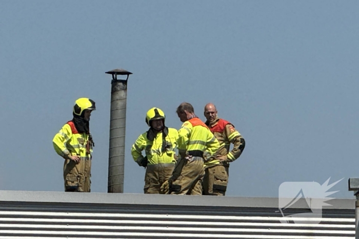 Fabriek ontruimd vanwege brand