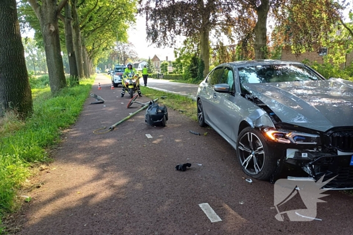 Veel schade bij eenzijdig ongeval