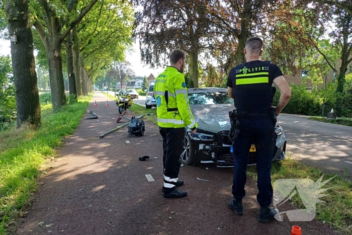 Veel schade bij eenzijdig ongeval