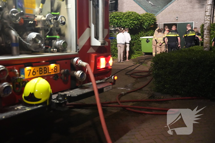 Nachtelijke brand in schuur naast woning