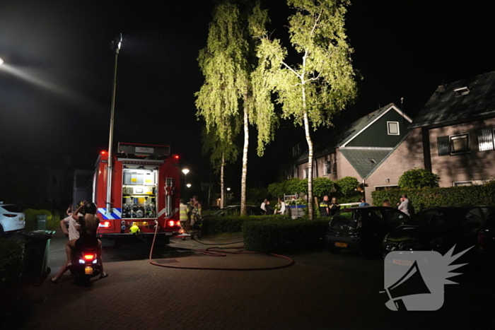 Nachtelijke brand in schuur naast woning