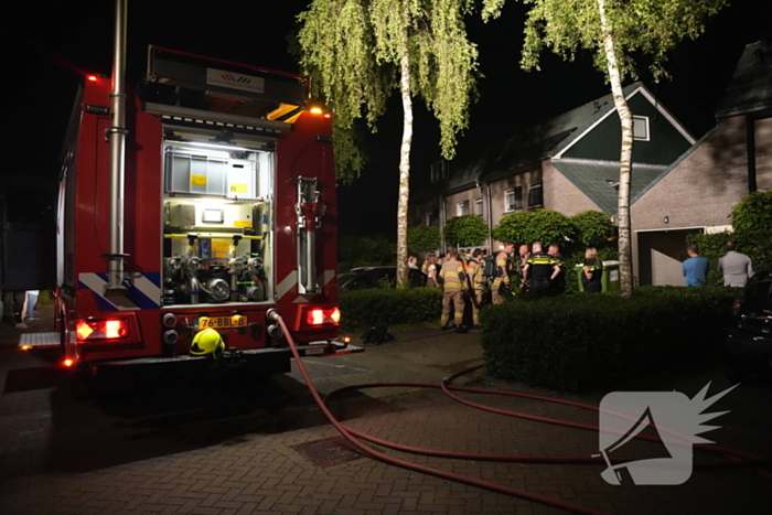 Nachtelijke brand in schuur naast woning