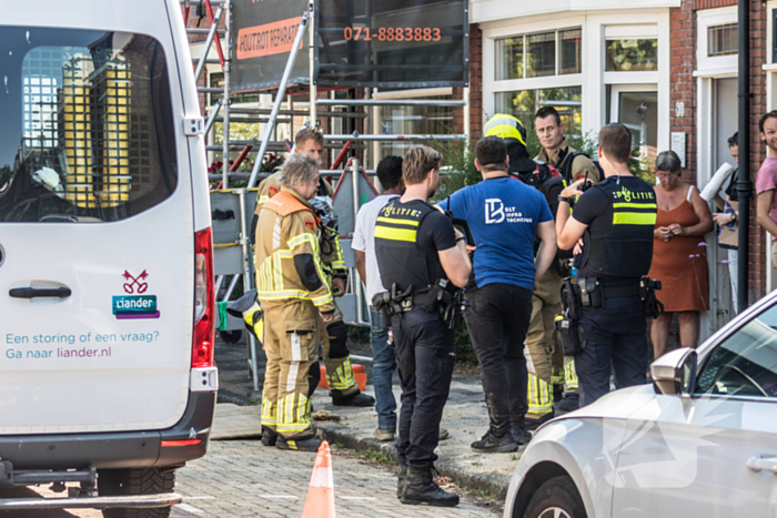 Opengedraaide gasfles zorgt voor gaslucht in woning