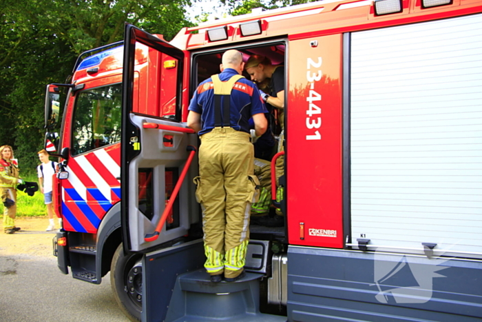 Brandweer redt ree en laat hem elder vrij