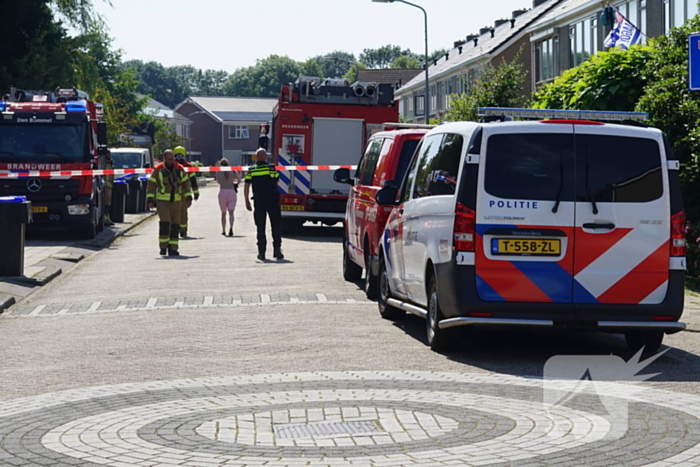 Gasleiding geraakt tijdens graafwerkzaamheden, woningen ontruimd