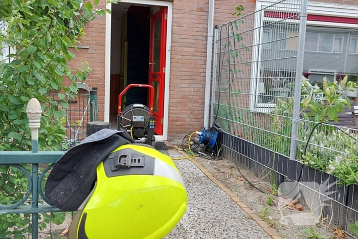 Brand in keuken van woning