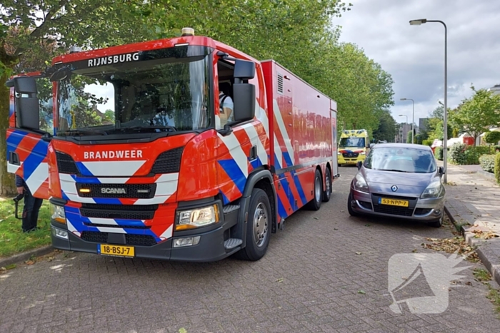 Brand in keuken van woning