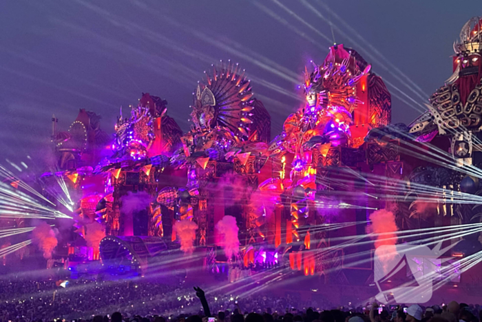 Forse brand op mainstage Defqon 1 festival