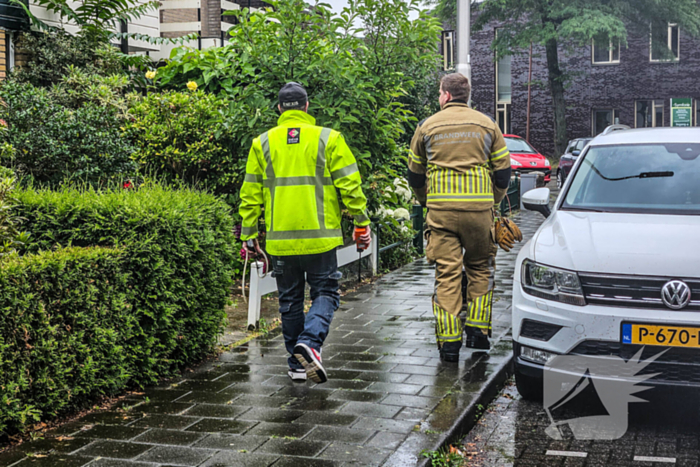 Onderzoek bij gaslucht in woning