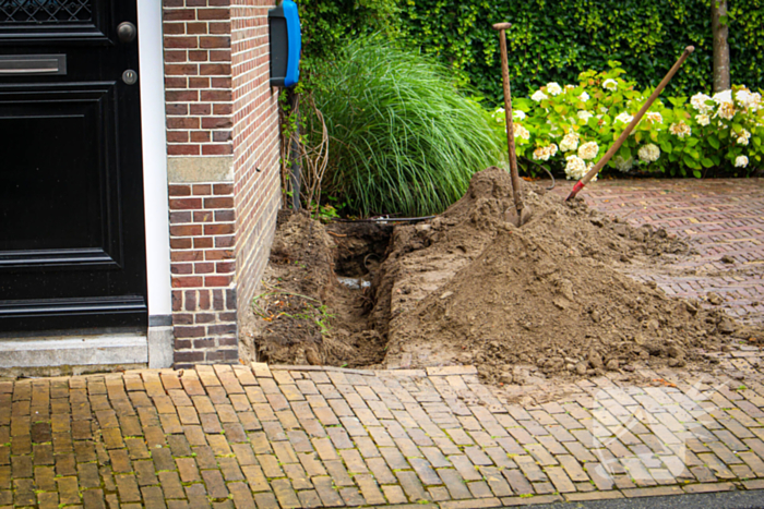 Gaslekkage door werkzaamheden