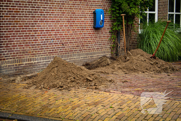 Gaslekkage door werkzaamheden