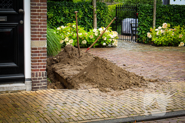 Gaslekkage door werkzaamheden