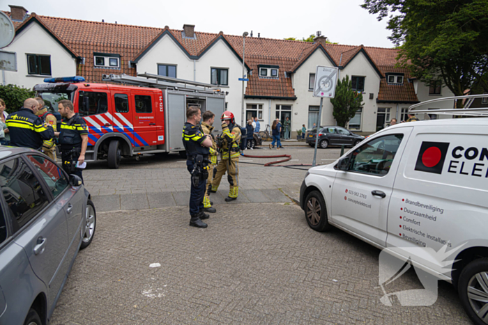 Brand in woning snel onder controle