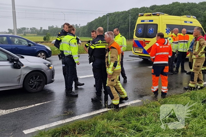 Automobilist ontkomt aan erge afloop bij ongeval