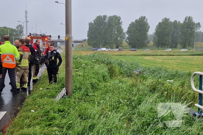 Automobilist ontkomt aan erge afloop bij ongeval