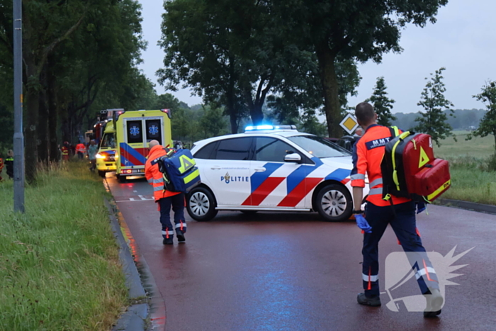 Traumateam ingezet bij ongeval