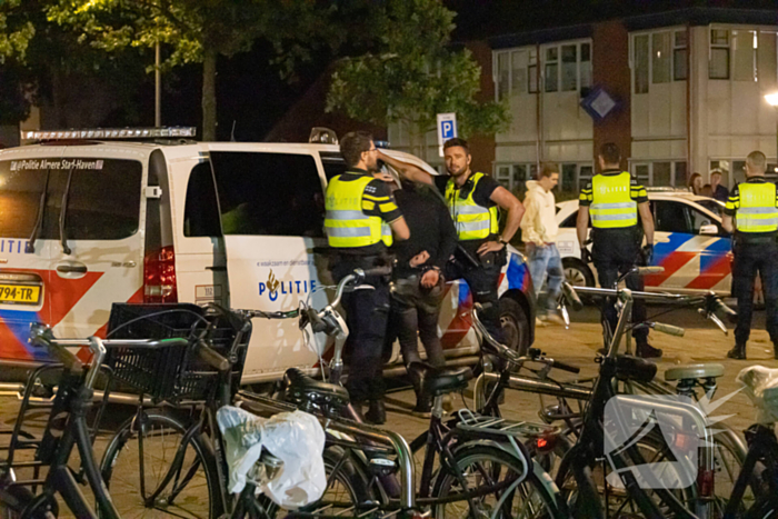 Aanhoudingen tijdens onrust bij café