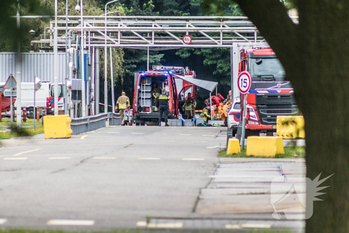 Specialistische brandweer teams ingezet voor incident met gevaarlijke stof