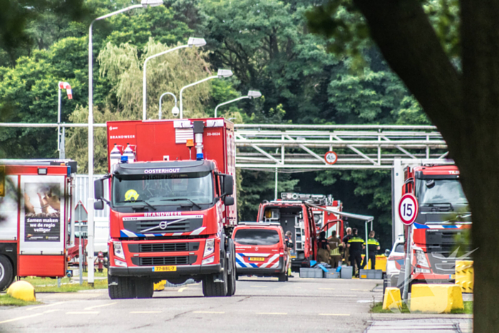 Specialistische brandweer teams ingezet voor incident met gevaarlijke stof