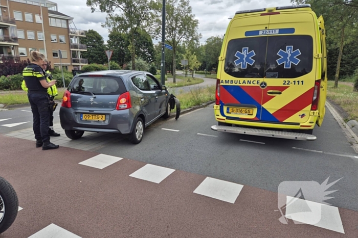 Twee gewonden bij eenzijdige aanrijding