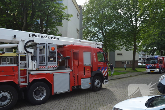 Pan rijst veroorzaakt brandweer inzet