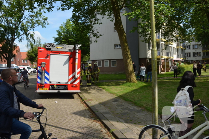 Pan rijst veroorzaakt brandweer inzet