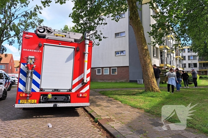 Pan rijst veroorzaakt brandweer inzet