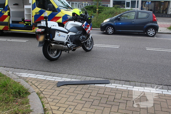 Scooterrijder gewond bij aanrijding met auto