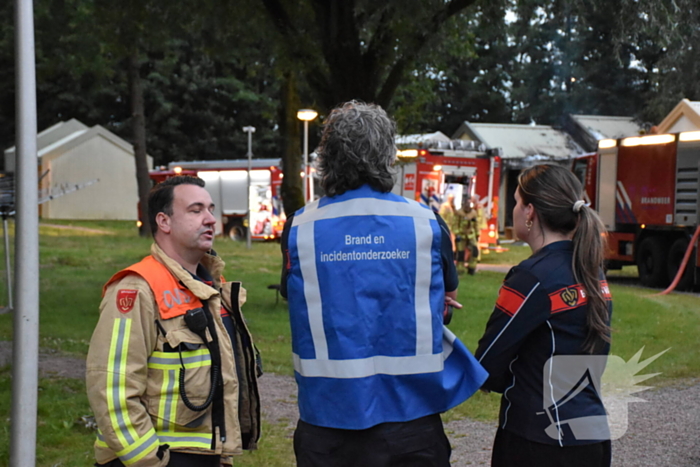 Tiny House volledig uitgebrand, onderzoek naar mogelijke brandstichting