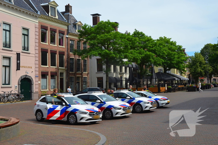 Politie houdt protest voor vroegpensioen