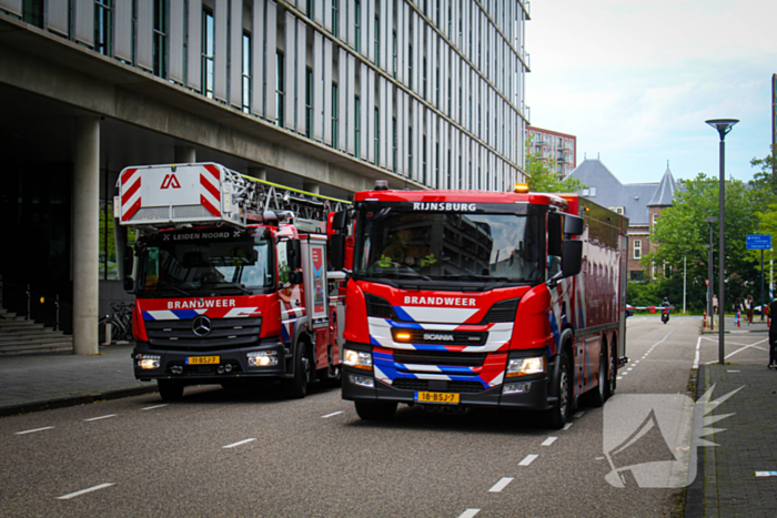 Pand ontruimd door BHV na brand