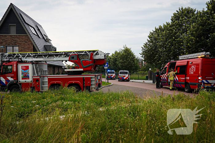 Zoektocht naar persoon te water