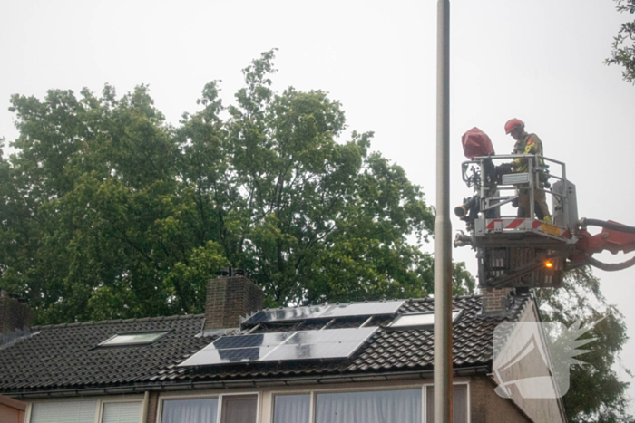 Bliksem slaat in op zonnepanelen