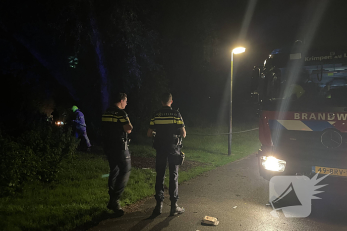 Kleine brand in bos snel geblust