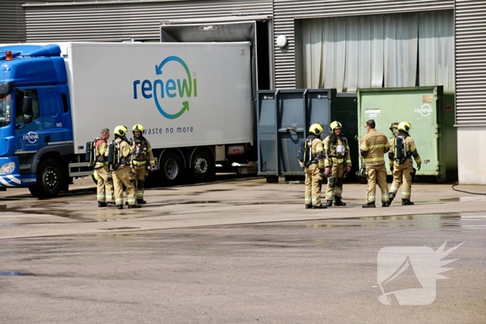 Container vliegt in brand bij Bernhoven ziekenhuis