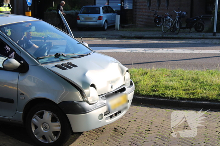 Auto's beschadigd na botsing