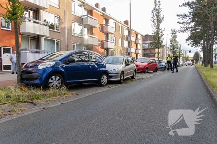 Automobilist ramt geparkeerde auto's en vlucht