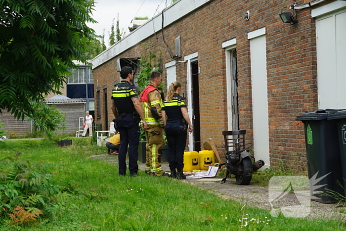 Scooter veroorzaakt erge benzine lucht