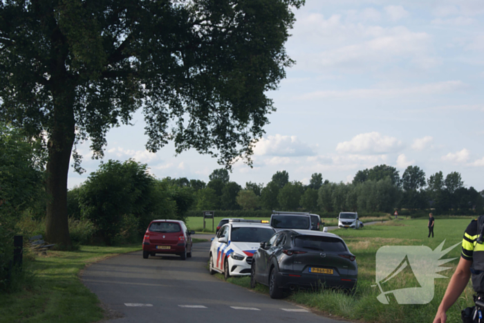 Veel rookontwikkeling bij stalbrand