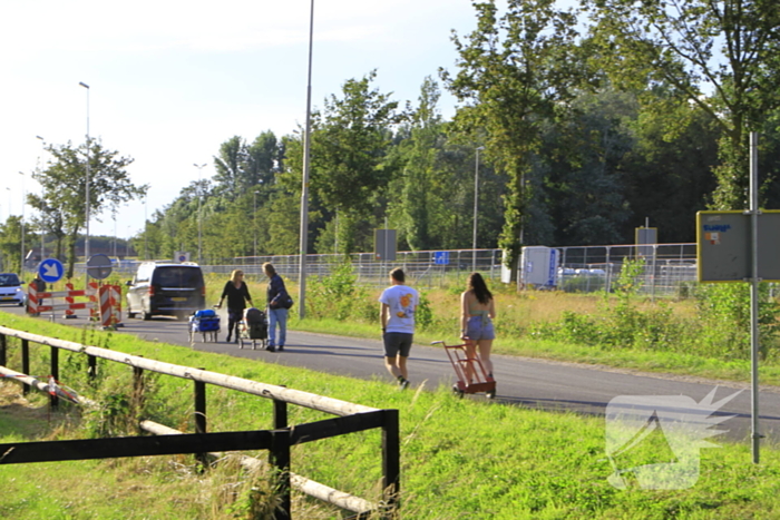 Eerste Bospop festivalgangers arriveren